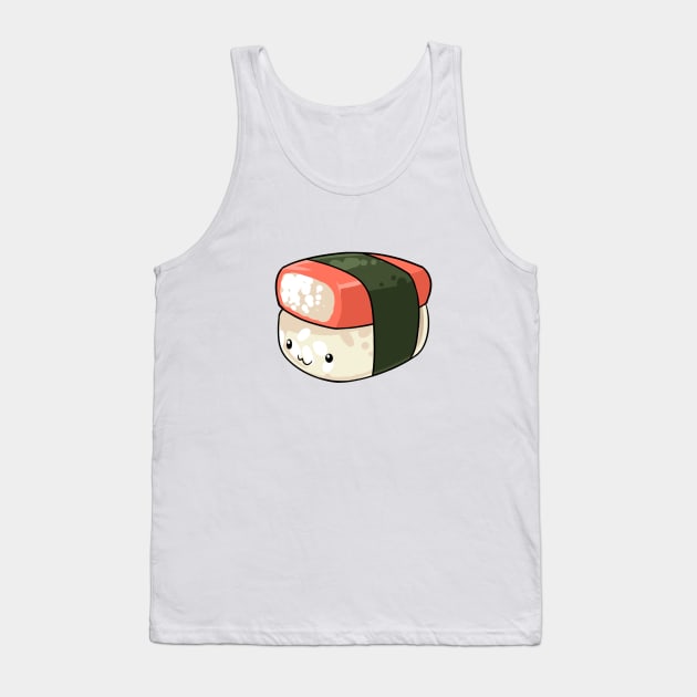 Kawaii food sushi (crab nigiri) Japanese style Tank Top by Japanese Designs